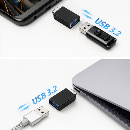 Wozinsky W10GY1S USB-C - USB-A 3.2 10Gb/s Adapter - Black_8
