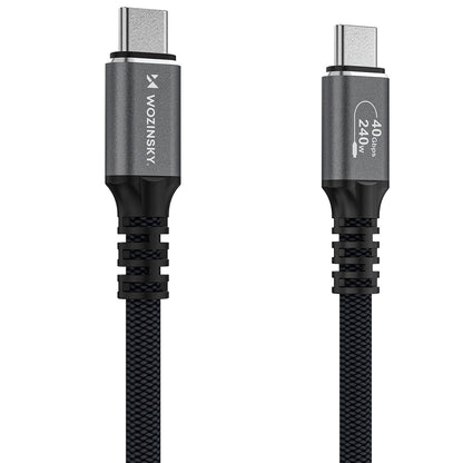 Wozinsky WPS-UY42S USB-C Thunderbolt 4 Cable 240W 2m 4K - Black_3