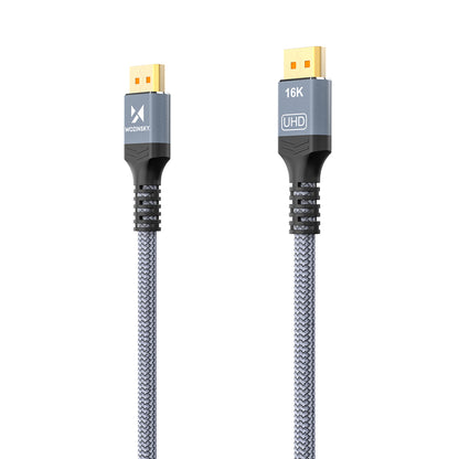 Wozinsky WPS-16AYL1S DisplayPort 2.1 Cable VESA Certified 80 Gb/s 16K@60Hz 8K@120Hz 4K@240Hz HDR HDCP DSC 1m - Black_4