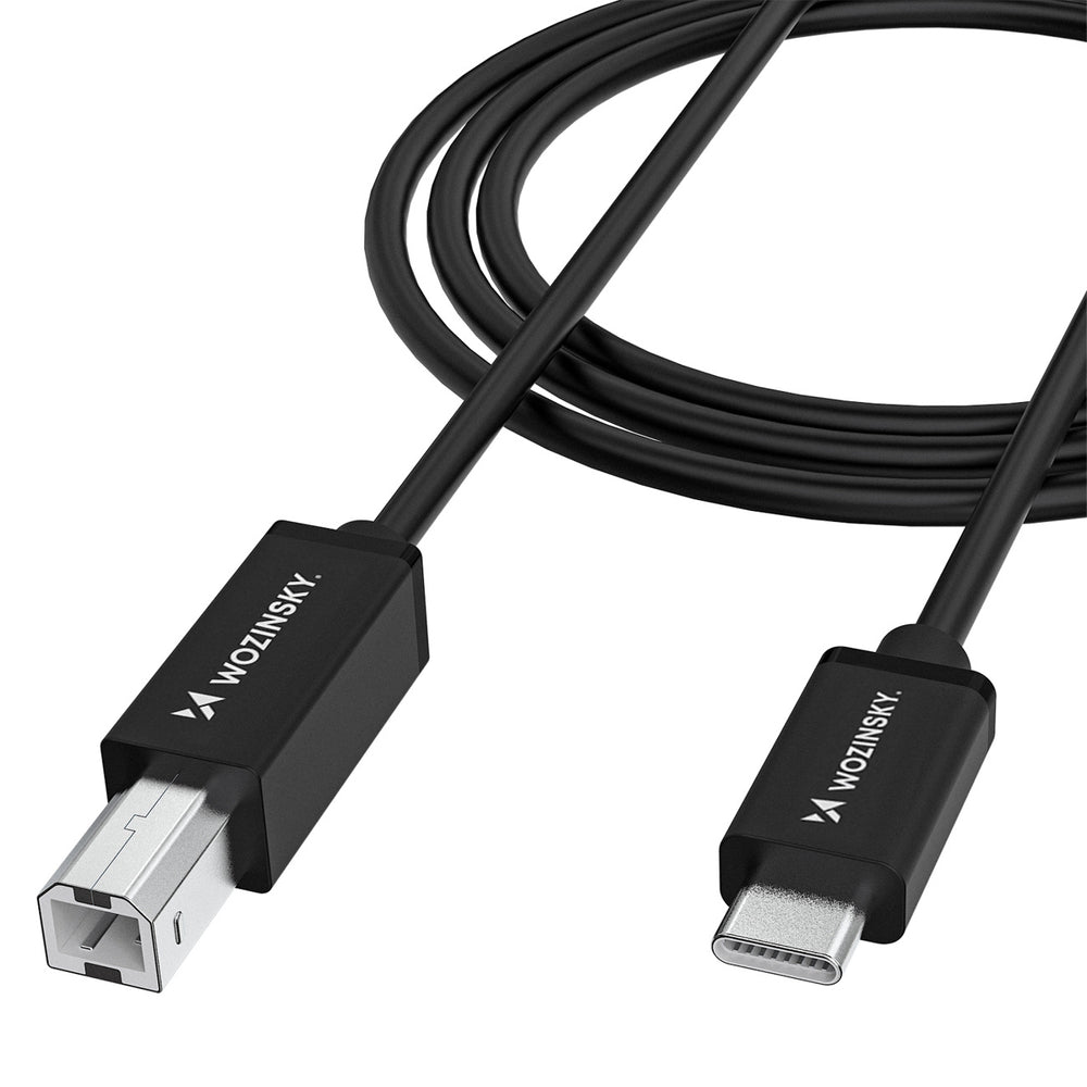 Wozinsky WKDDY1S USB-B - USB-C Cable 1m - Black_0
