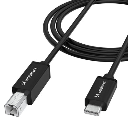 Wozinsky WKDDY1S USB-B - USB-C Cable 1m - Black_0