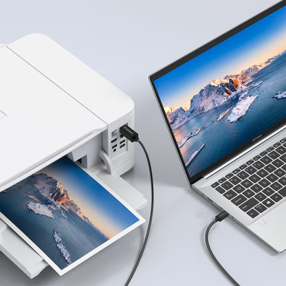 Wozinsky WKDDY1S USB-B - USB-C Cable 1m - Black_5