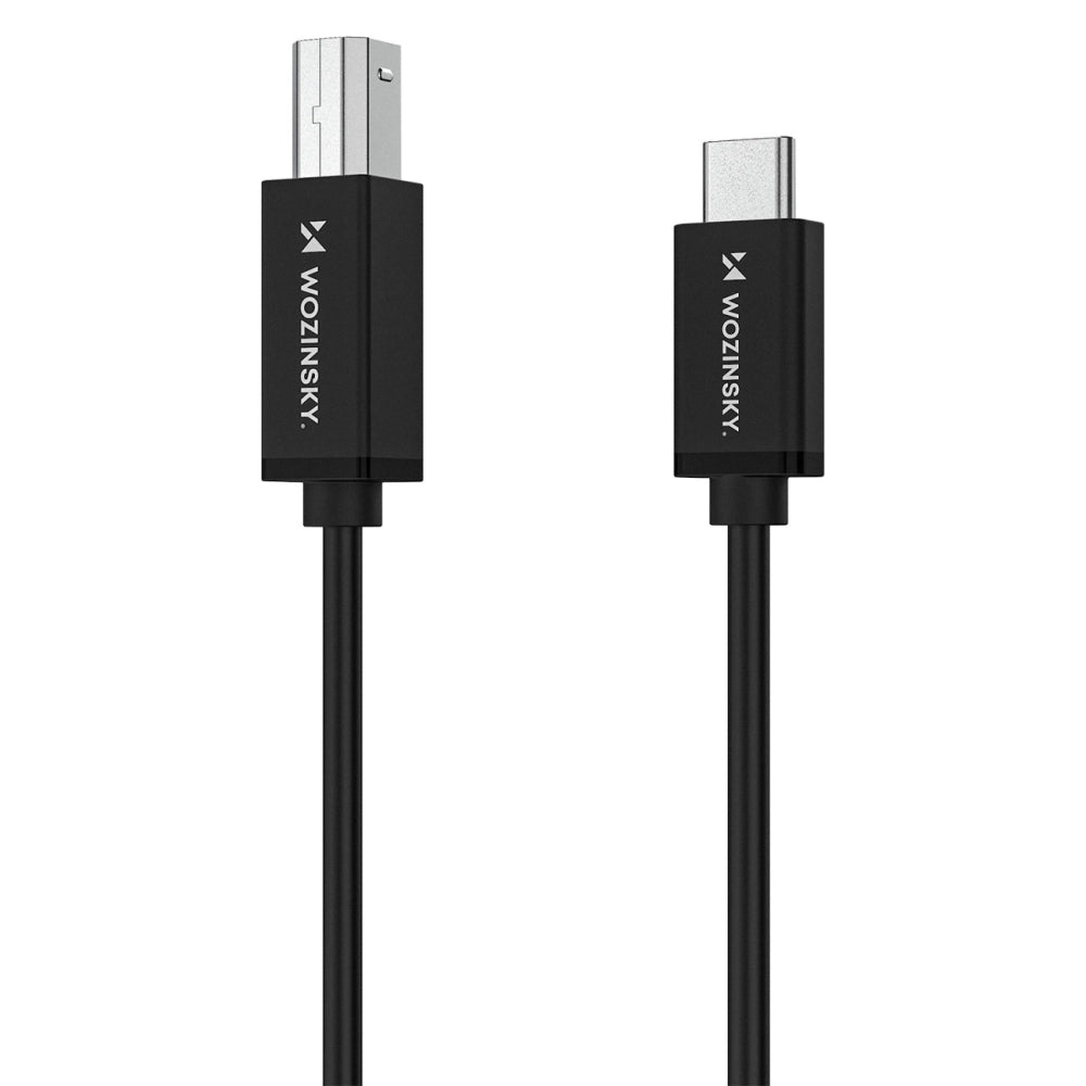 Wozinsky WKDDY2S USB-B - USB-C Cable 2m - Black_3