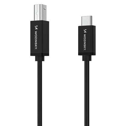 Wozinsky WKDDY2S USB-B - USB-C Cable 2m - Black_3