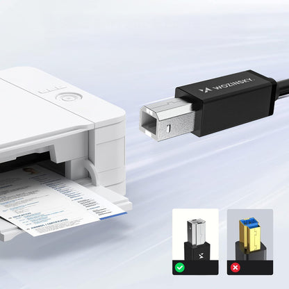 Wozinsky WKDDY2S USB-B - USB-C Cable 2m - Black_8