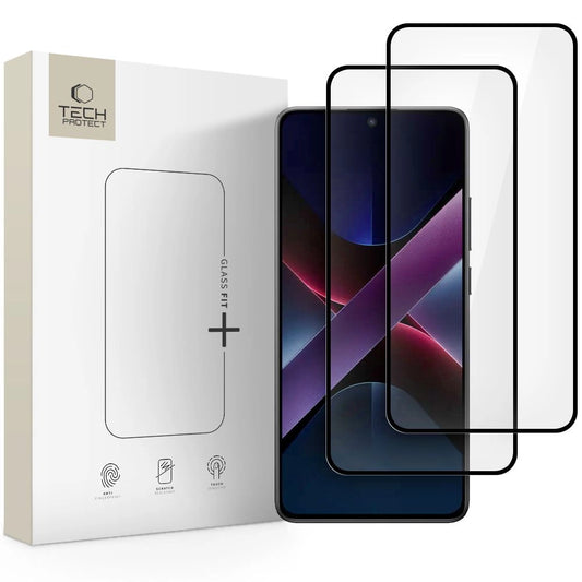 Tech-Protect Glass Fit+ 2-pack tempered glass for Xiaomi Poco X7 5G - black_0