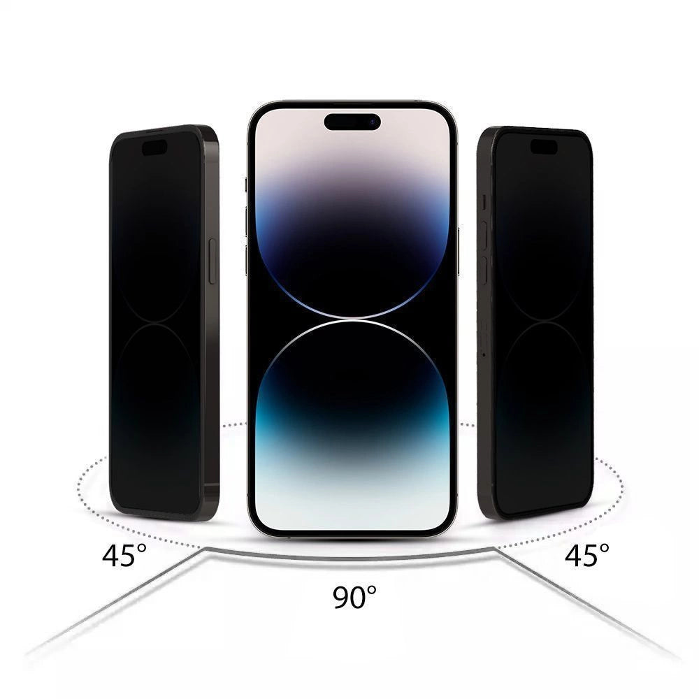 Tech-Protect Anti Spy Glass Pro+ 2-pack for iPhone 16e / 14 / 13 Pro / 13 - black_1