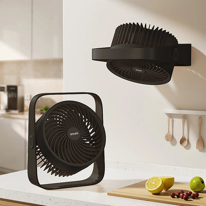Rtako WD0Y6S Dual Impeller Mini Fan 3600mAh - Black_5
