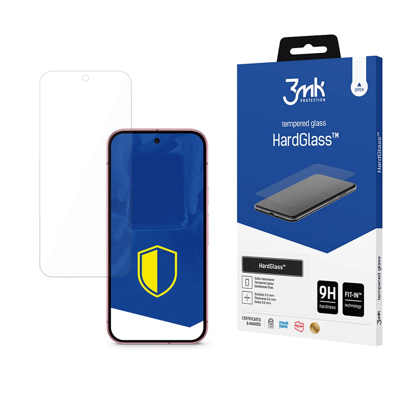 Tempered glass 3mk HardGlass for Google Pixel 9_0