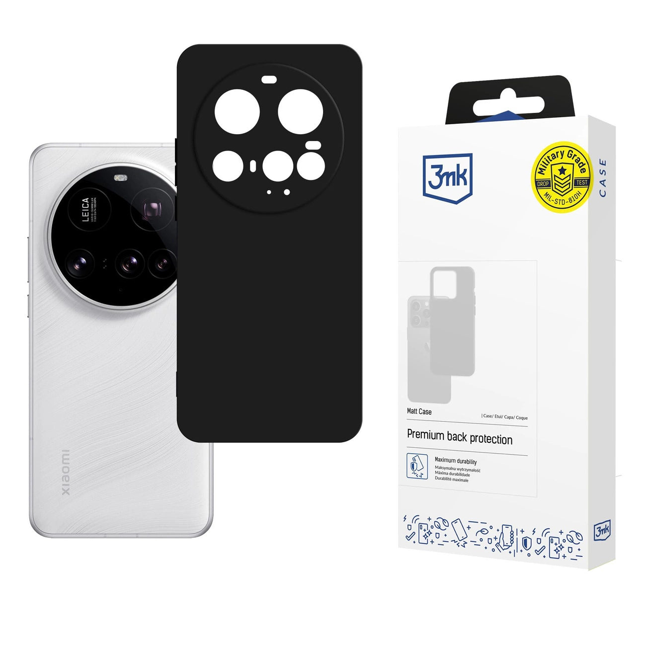 3mk Matt Case for Xiaomi 15 Ultra - Matte Black_0