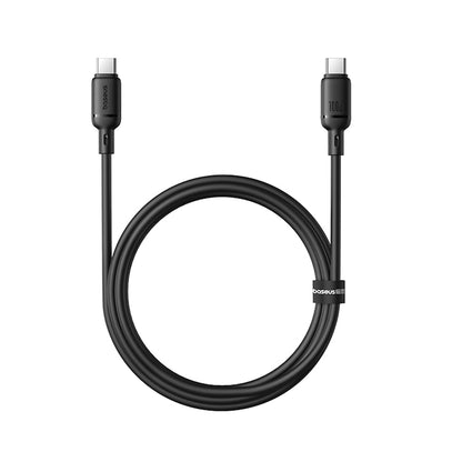 Baseus Silky Series 100W USB-C - USB-C 1m Cable - Black_1