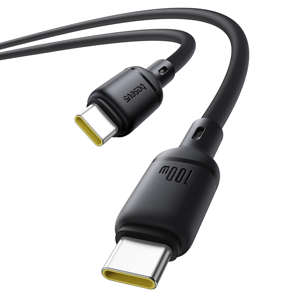 Baseus Silky Series 100W USB-C - USB-C 1m Cable - Black_3