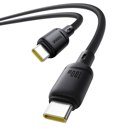 Baseus Silky Series 100W USB-C - USB-C 1m Cable - Black_3