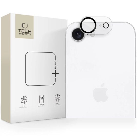 Tech-Protect Cam Fit+ Camera Cover for iPhone 16e - Clear_0
