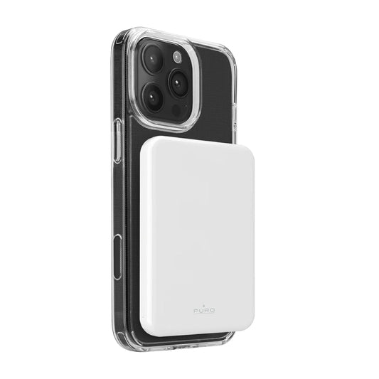 Powerbank Puro Mag Plus 5000mAh 20W Qi2 compatible with MagSafe 1x USB-C Power Delivery - white_0