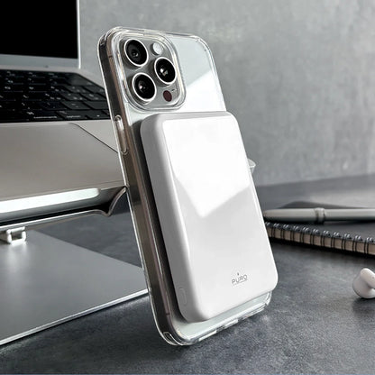 Powerbank Puro Mag Plus 5000mAh 20W Qi2 compatible with MagSafe 1x USB-C Power Delivery - white_1
