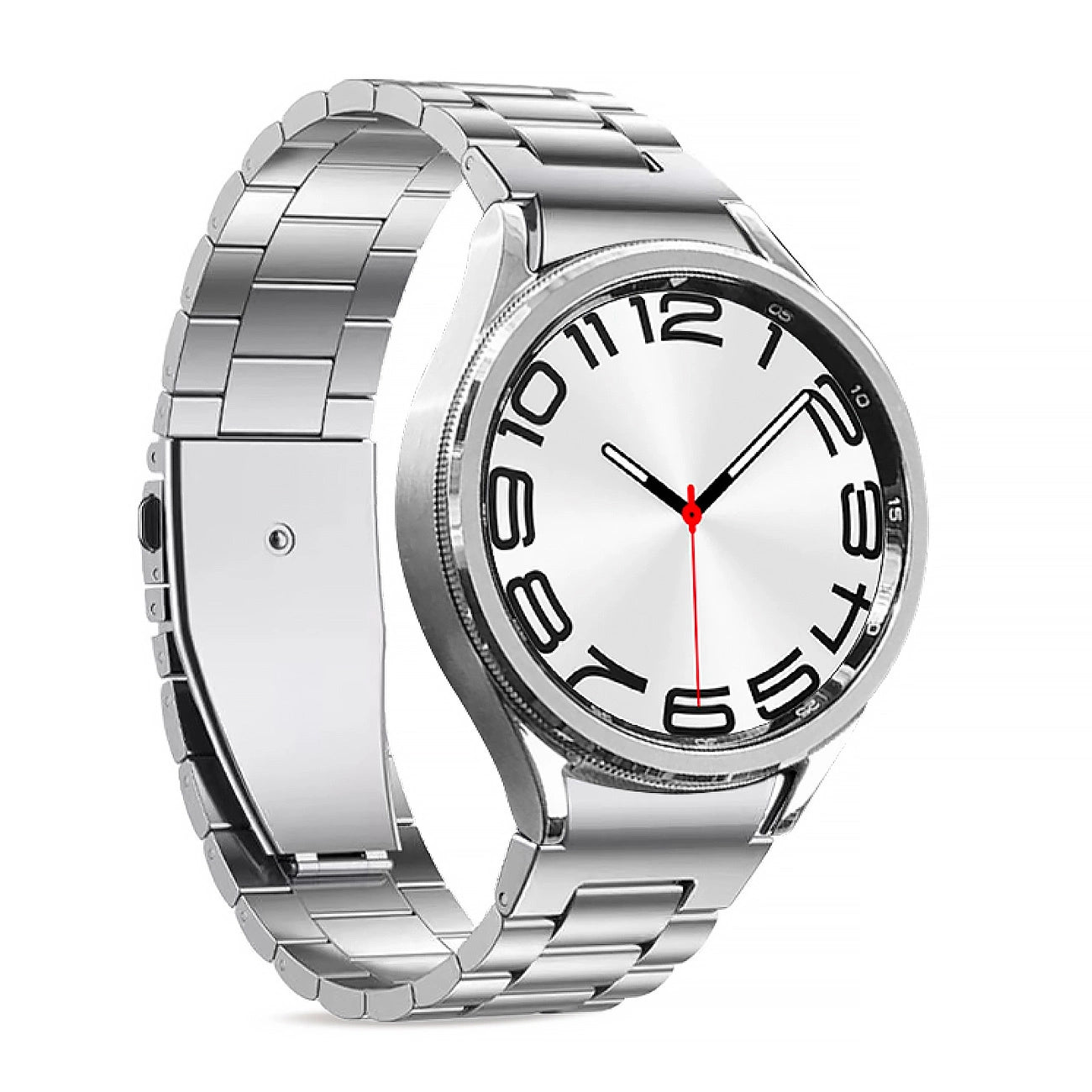 Puro METAL Stainless Steel Strap for Samsung Galaxy Watch 4 / 4 Classic / 5 / 5 Pro / 6 / 6 Classic - Silver_1