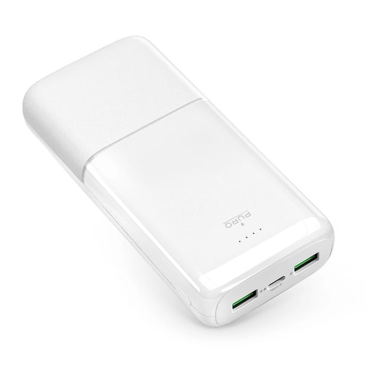Powerbank Puro DAILY 20 PLUS 20000mAh 2x USB-A / 1x USB-C 22.5W PD AFC - white_0