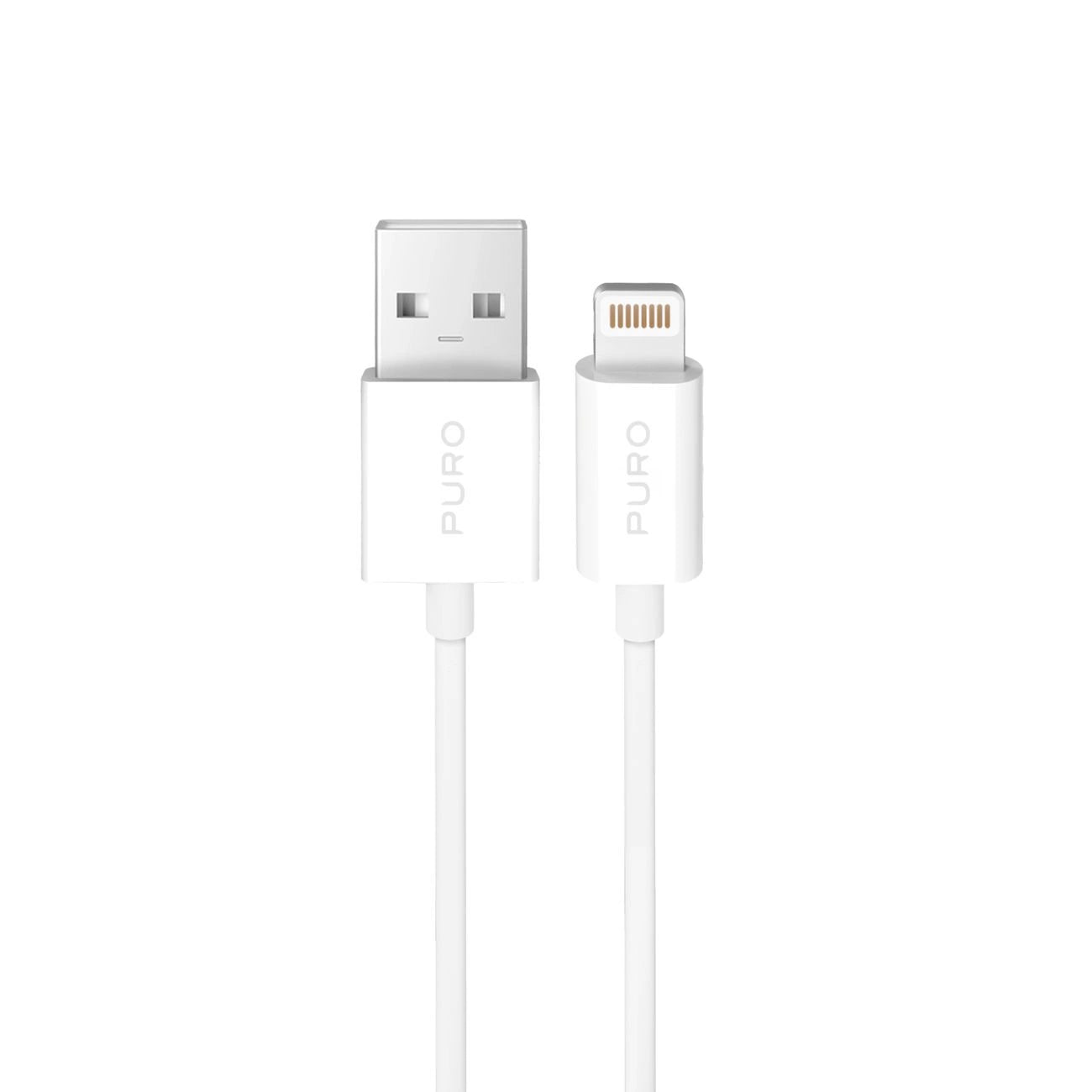 Puro TPE 12W USB-A - Lightning Cable 3m - White_0