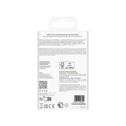 Puro TPE 20W USB-C - Lightning Cable 3m - White_2