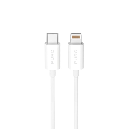 Puro TPE 20W USB-C - Lightning Cable 3m - White_0