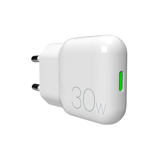 GaN Puro SLIMPRO 30W USB-C Wall Charger - White_0