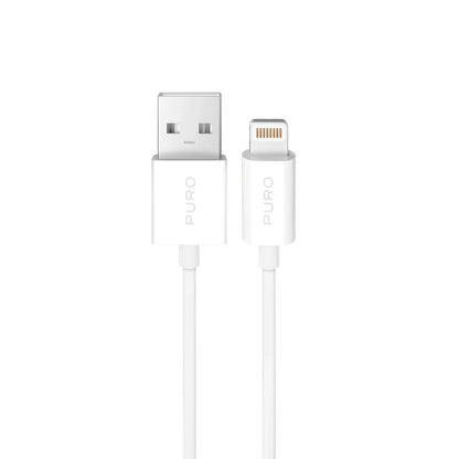 Puro TPE 12W USB-A - Lightning Cable 2m - White_0