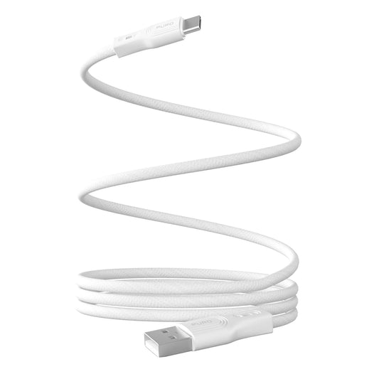 Puro Magnetic 10W Magnetic Cable USB-A - USB-C 1m - White_0
