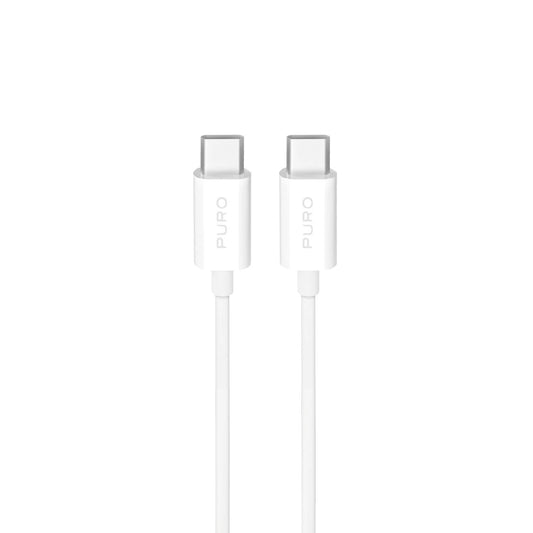 Puro TPE 25W USB-C - USB-C 3m Cable - White_0