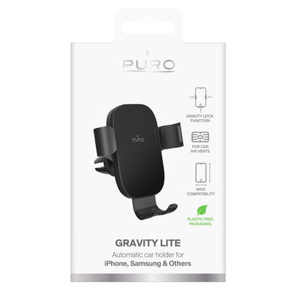 Puro Gravity Car Air Vent Gravity Holder - Black_2