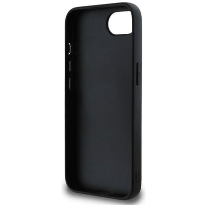 Guess PU Grained 4G Metal Logo case for iPhone 16e - black_6