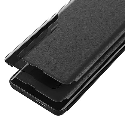 Eco Leather View Case elegant case with flap and stand for iPhone 16e - black_1