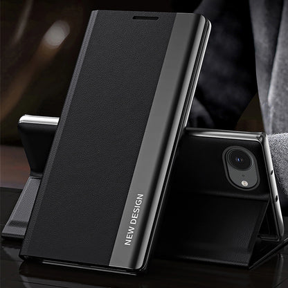 Sleep Case Pro for iPhone 16e with Flip and Stand - Black_1
