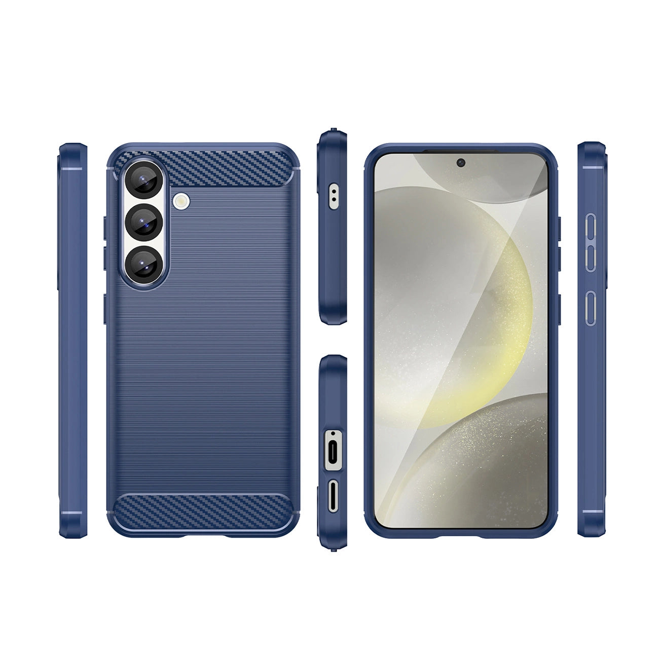 Carbon Case for iPhone 16e - Blue_1