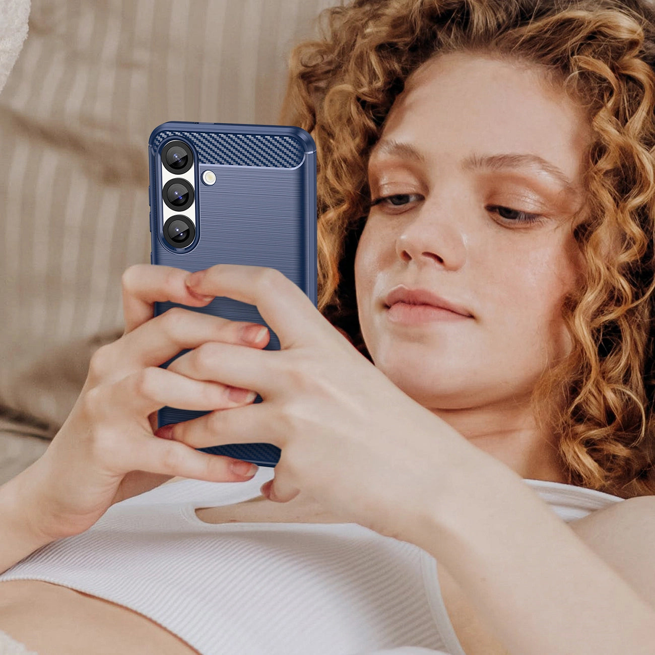 Carbon Case for iPhone 16e - Blue_8