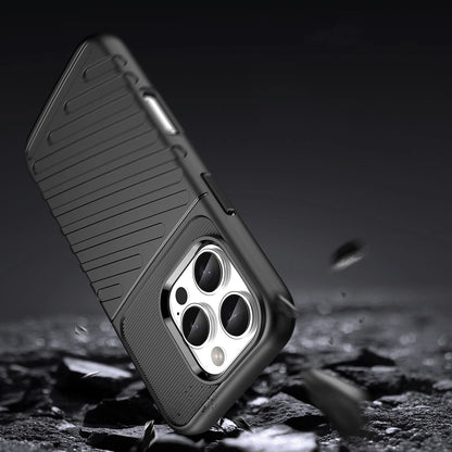 Thunder Case for iPhone 16e Silicone Armored Cover - Black_2