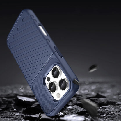 Thunder Case for iPhone 16e Silicone Armored Cover - Blue_4