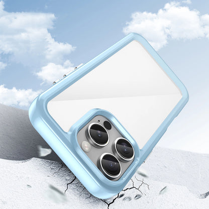 Outer Space Case for iPhone 16e Flexible Frame Cover - Blue_2