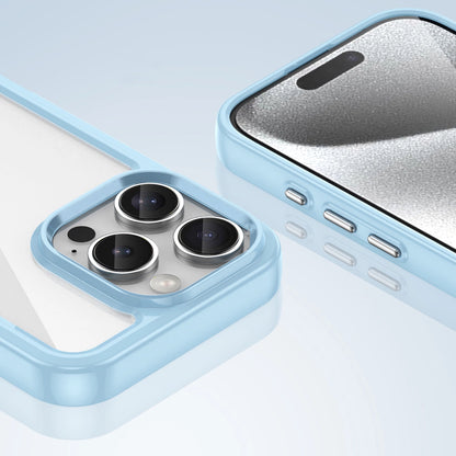 Outer Space Case for iPhone 16e Flexible Frame Cover - Blue_5
