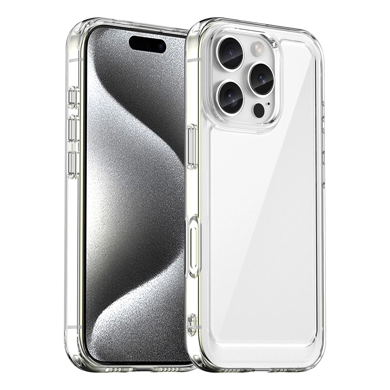 Outer Space Case for iPhone 16e Flexible Frame Cover - Clear_0