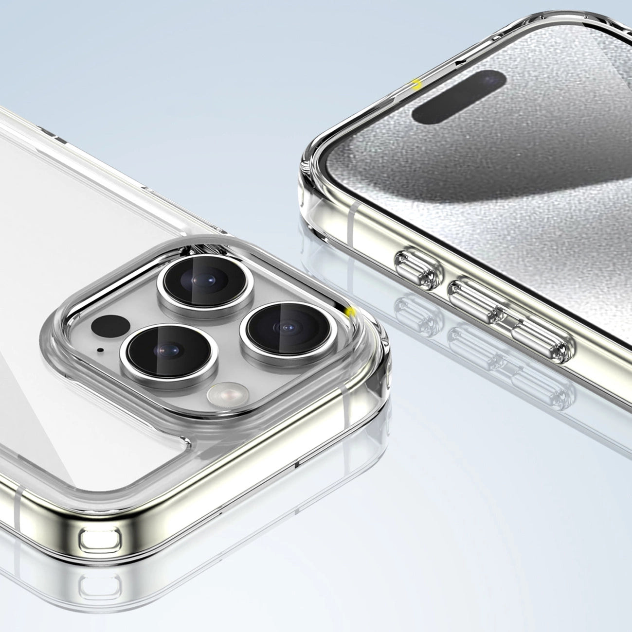 Outer Space Case for iPhone 16e Flexible Frame Cover - Clear_5