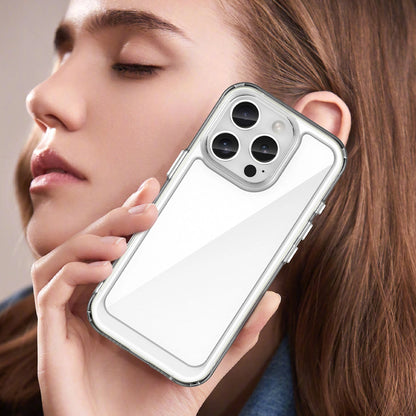 Outer Space Case for iPhone 16e Flexible Frame Cover - Clear_6
