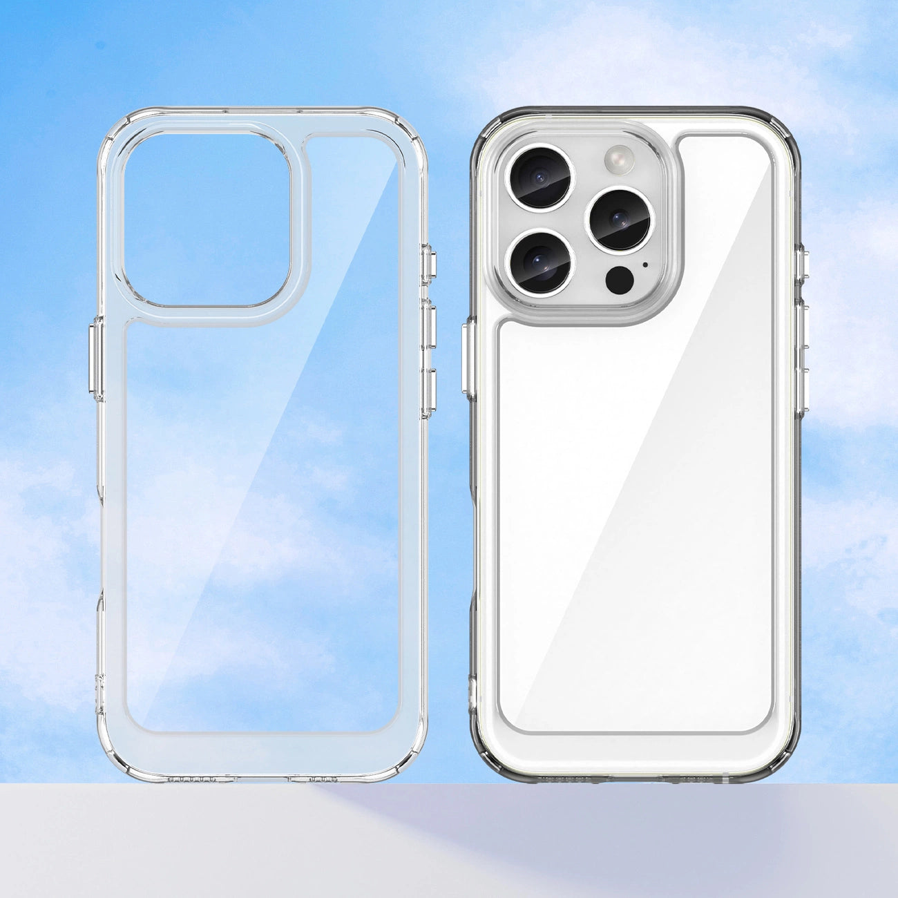 Outer Space Case for iPhone 16e Flexible Frame Cover - Clear_7
