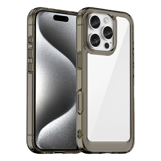 Outer Space Case for iPhone 16e Flexible Frame Cover - Translucent, Black_0