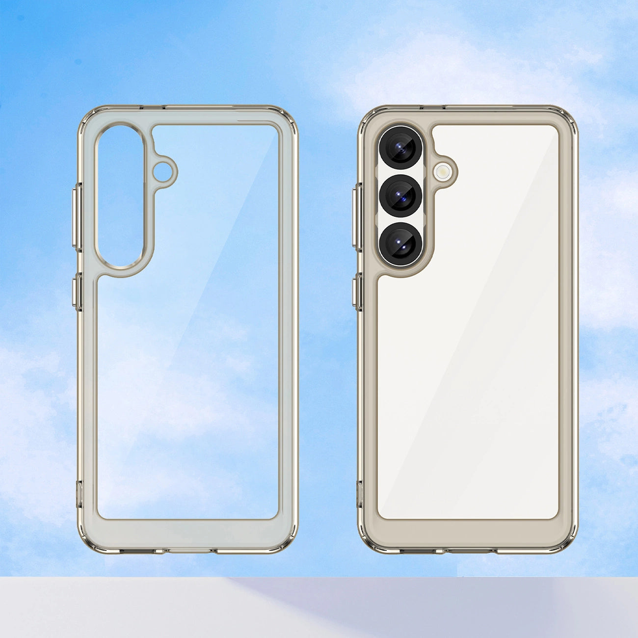 Outer Space Case for iPhone 16e Flexible Frame Cover - Translucent, Black_6