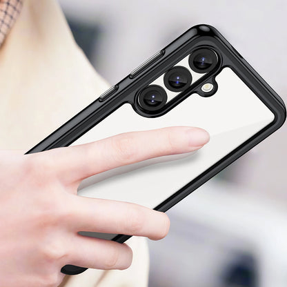 Outer Space Case for Samsung Galaxy S25 Edge Cover with Flexible Frame - Black_4