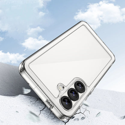 Outer Space Case for Samsung Galaxy S25 Edge Cover with Flexible Frame - Transparent_2