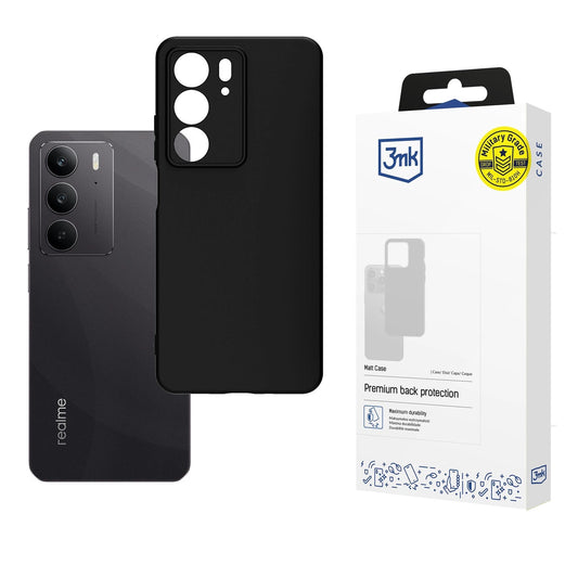 3mk Matt Case for Realme C75 - Black_0