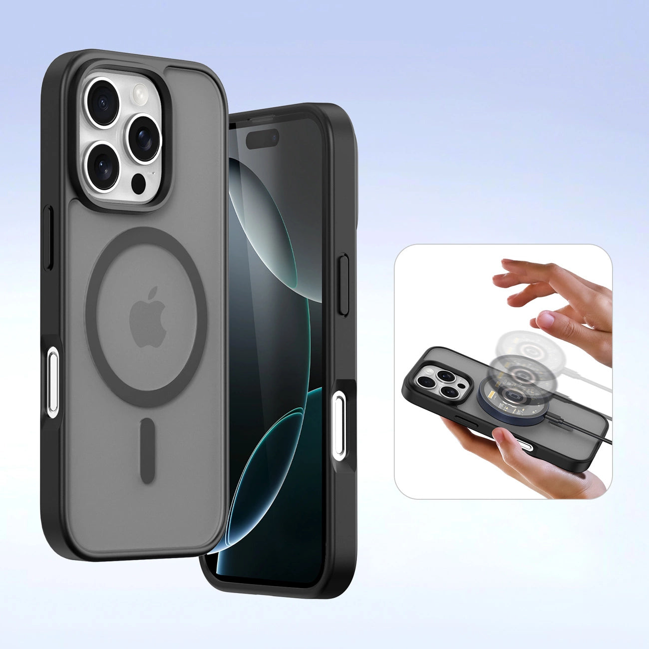 Dux Ducis Lawa Leather Case for iPhone 16 Pro - Black_4