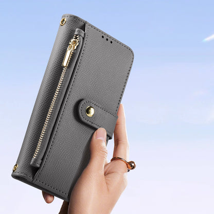 Dux Ducis Lawa Leather Case for iPhone 15 - Gray_9